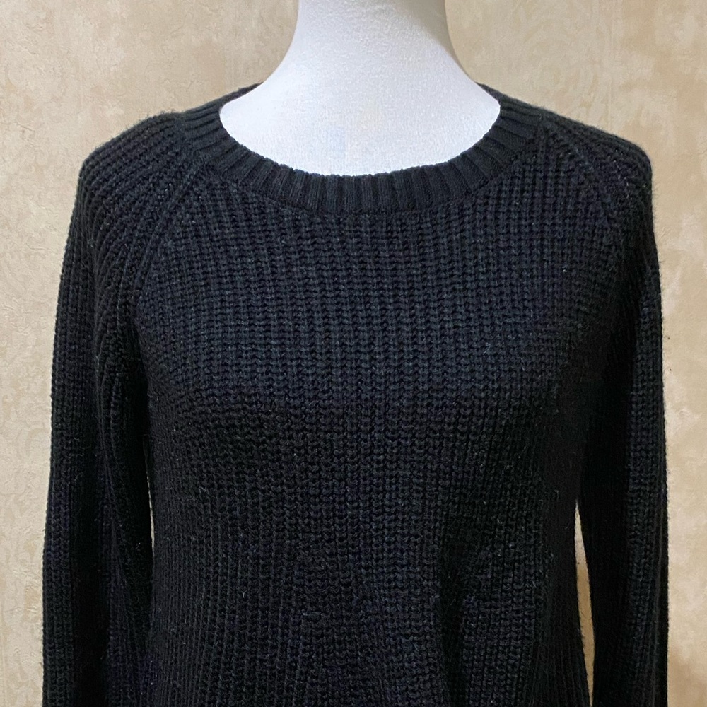 Black Basic Sweater - image 6